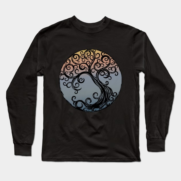 Cycle Tree #01 Long Sleeve T-Shirt by martinussumbaji